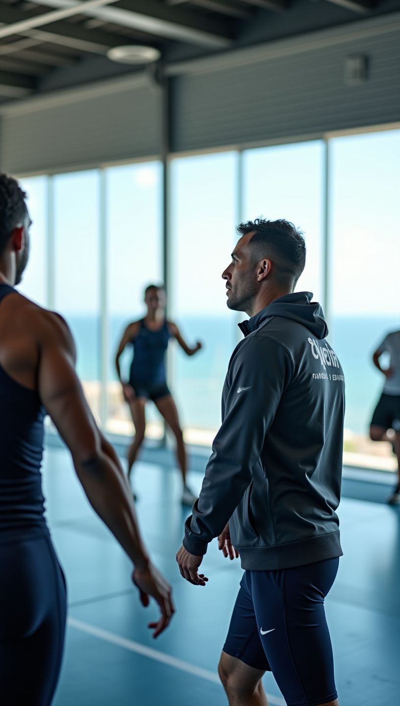 Αθλητής που απολαμβάνει ένα πιάτο με ελαιόλαδο πριν την προπόνηση