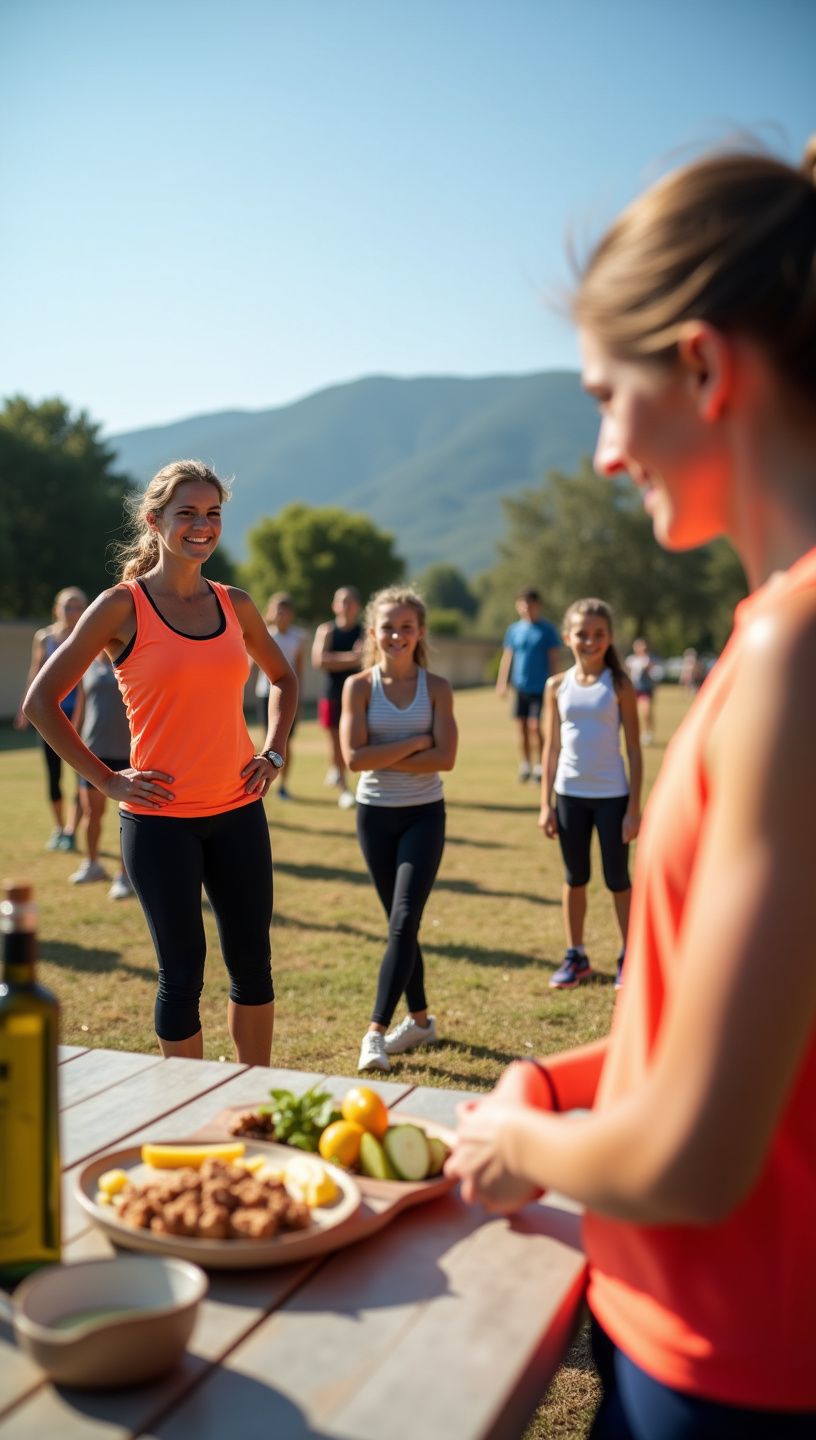 Εξαιρετικό παρθένο ελαιόλαδο σε φιάλη που προορίζεται για αθλητές